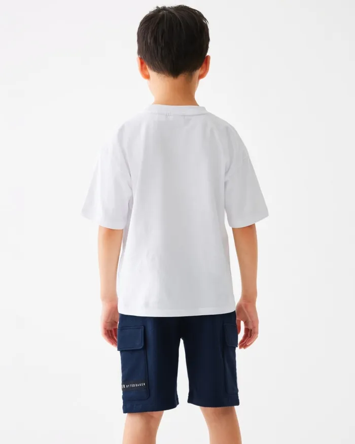 Kids GUSCOTH 8211 Graphic TShirt And Sweat Shorts Set Navy Ted Baker Sets and Outfits Kids GUSCOTH 8211 Graphic TShirt And Sweat Shorts Set Navy Ted Baker Sets and Outfits