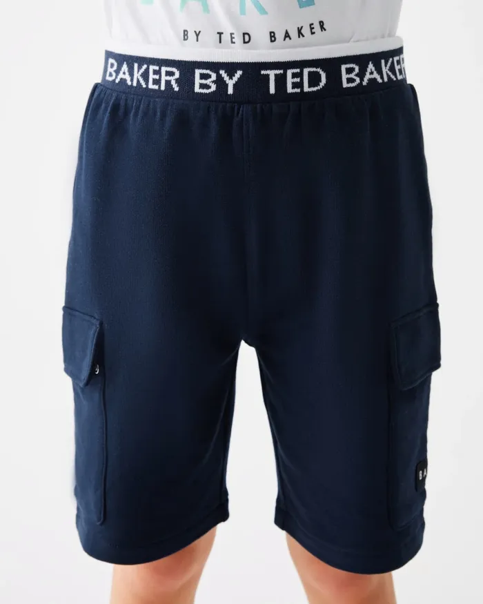 Kids GUSCOTH 8211 Graphic TShirt And Sweat Shorts Set Navy Ted Baker Sets and Outfits Kids GUSCOTH 8211 Graphic TShirt And Sweat Shorts Set Navy Ted Baker Sets and Outfits