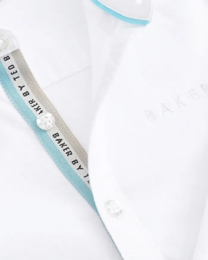 Kids JASPEE 8211 Long Sleeve Shirt White Ted Baker Older Boys