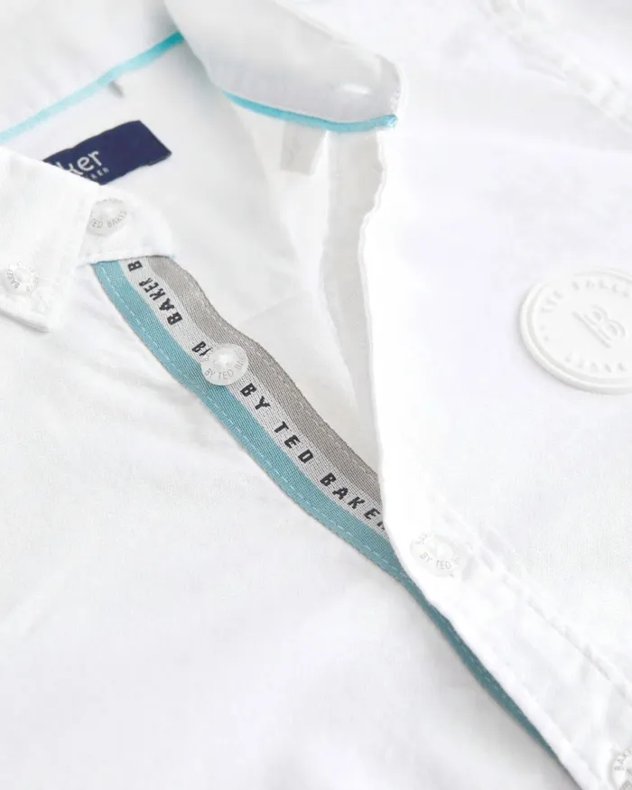 Kids JASPEE 8211 Long Sleeve Shirt White Ted Baker Older Boys Kids JASPEE 8211 Long Sleeve Shirt White Ted Baker Older Boys