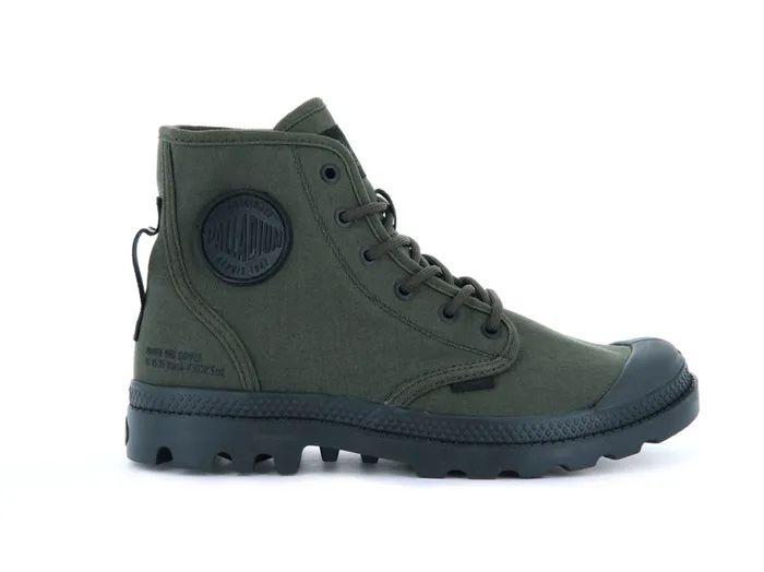 Kids PAMPA HI HTG SUPPLY Olive Night PALLADIUM Boots
