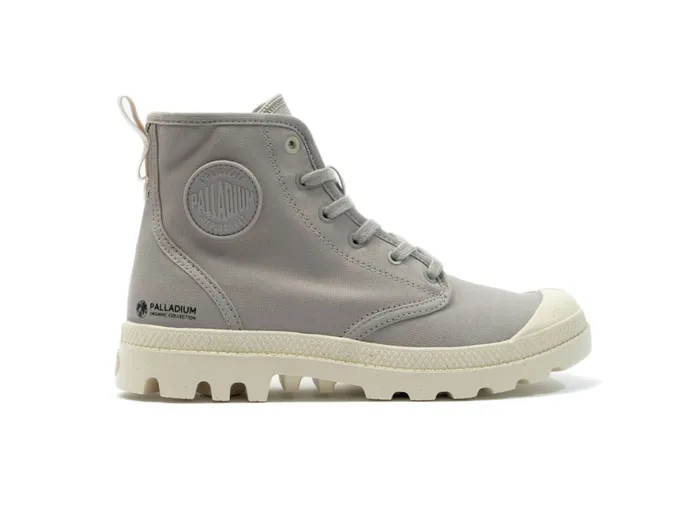 Kids PAMPA HI ZIP ORGANIC Grey Berry PALLADIUM Boots