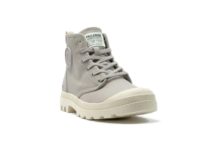 Kids PAMPA HI ZIP ORGANIC Grey Berry PALLADIUM Boots Kids PAMPA HI ZIP ORGANIC Grey Berry PALLADIUM Boots