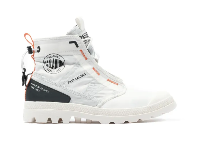 Kids PAMPA TRAVEL LITE RS Star Whiteblack PALLADIUM Boots