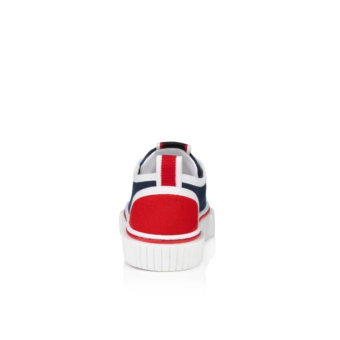Kids Pedrito Sneakers 8211 Olona Canva 8211 Navy Christian Louboutin Sneakers
