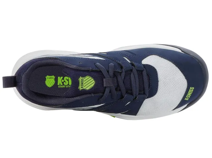 Kids Tennis KSwiss SPEEDTRAC Whitepeacoatlime G