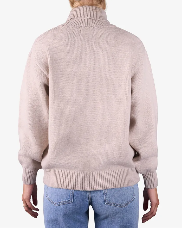 Knit Sweaters Colorfulstandard Women Merino Wool Turtleneck 8211 Scarlet Red