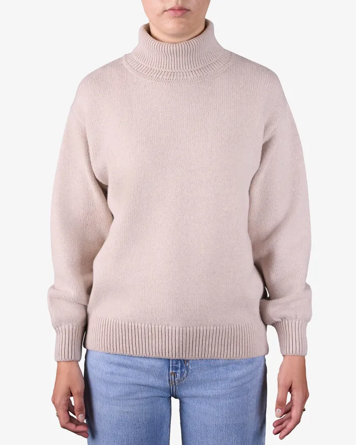Knit Sweaters Colorfulstandard Women Merino Wool Turtleneck 8211 Scarlet Red