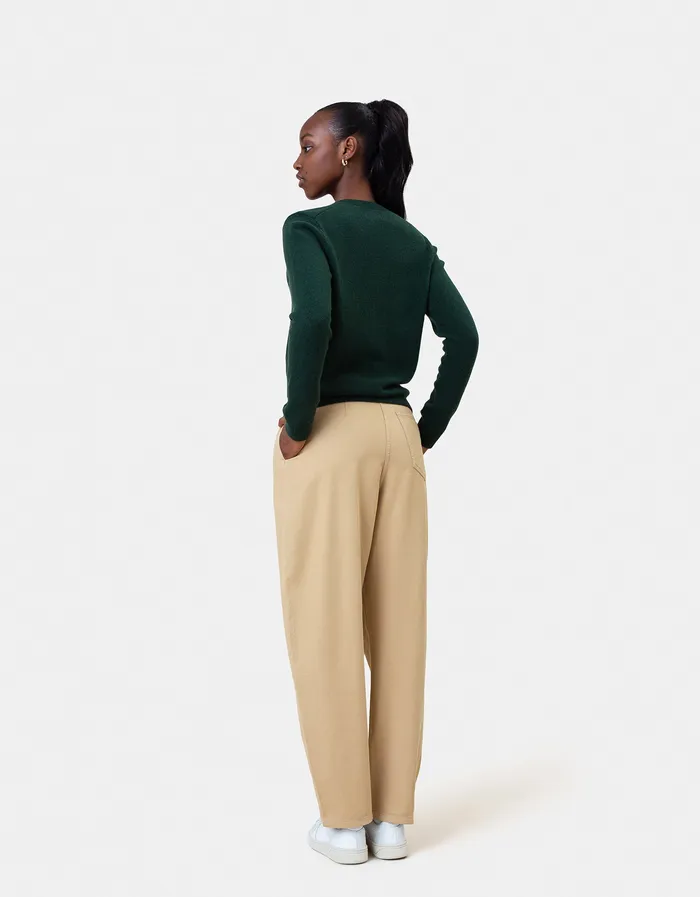 Knit Sweaters Women Classic Merino Wool Crew 8211 Ocean Green Colorfulstandard Women