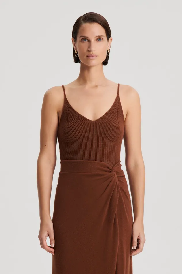 Knitwear CASHMERE CAMISOLE SPICE 8211 Scanlan Theodore Women