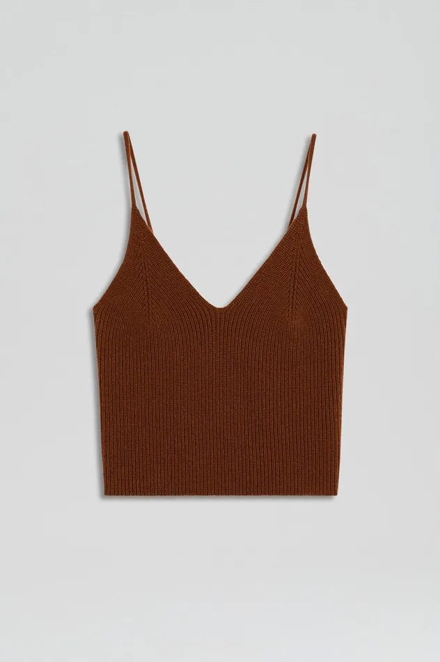 Knitwear CASHMERE CAMISOLE SPICE 8211 Scanlan Theodore Women