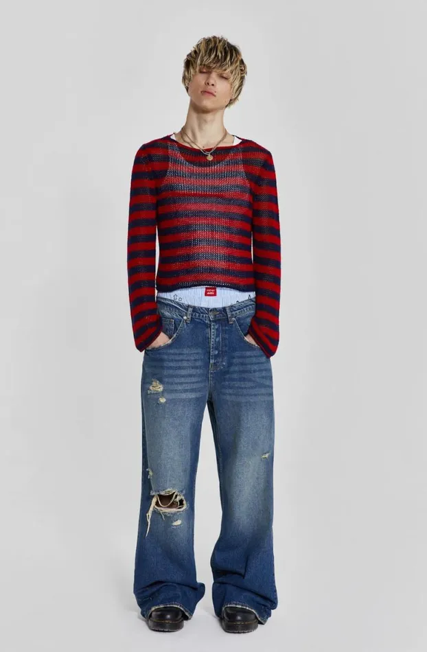 Knitwear Men Jaded London Menace Knit