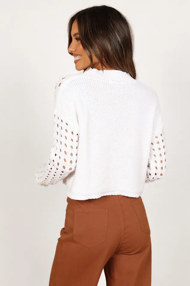 Knitwear petalandpup Women Temaire Knit Sweater 8211 White White