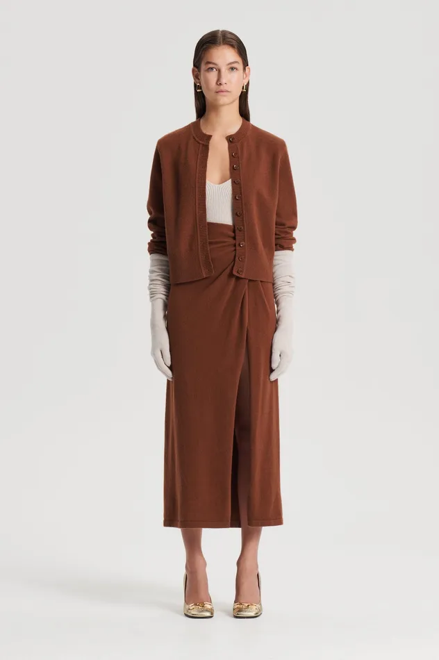 Knitwear Women CASHMERE CARDIGAN SPICE Scanlan Theodore