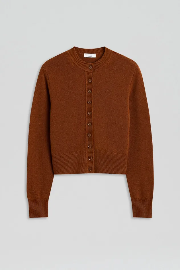 Knitwear Women CASHMERE CARDIGAN SPICE Scanlan Theodore Knitwear Women CASHMERE CARDIGAN SPICE Scanlan Theodore