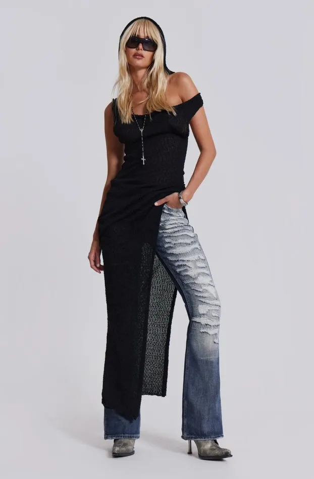 Knitwear Women Jaded London Oblivion Knit Maxi Dress