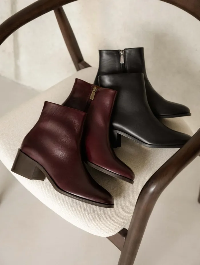 La Passion Black Women Bobbies Ankle Boots La Passion Black Women Bobbies Ankle Boots