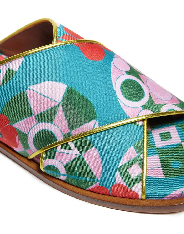 La Doublej CrissCross Sandals Nectar In Twill Women Shoes