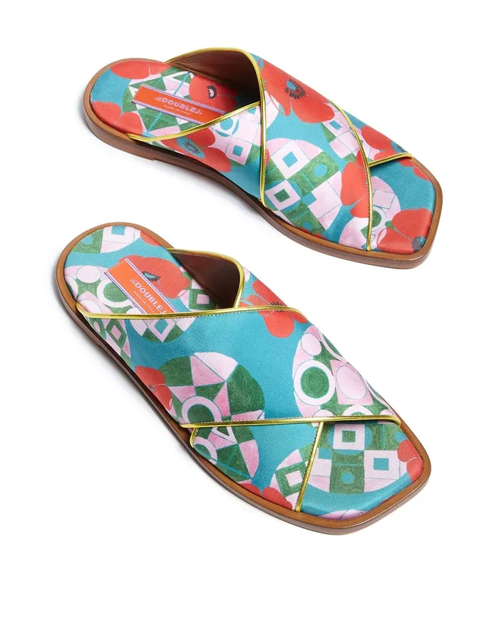 La Doublej CrissCross Sandals Nectar In Twill Women Shoes
