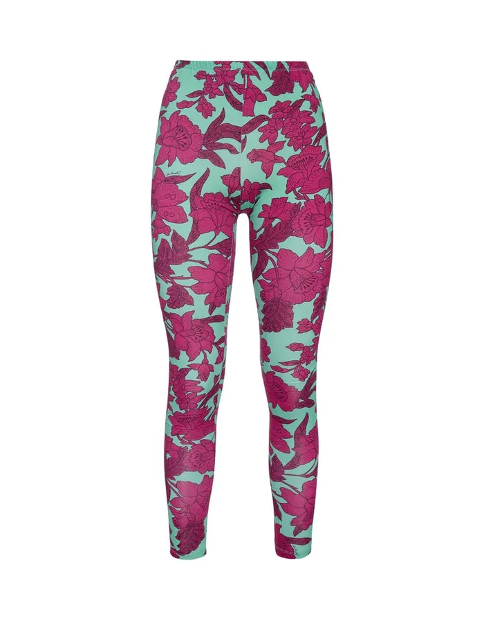 La Doublej Leggings Lilium Purple In Skinny Jersey Women Shorts and Pants