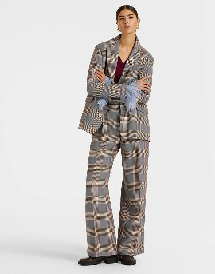 La Doublej Loose Pants Moors Multicolor In Viscose Tailoring Women Shorts and Pants