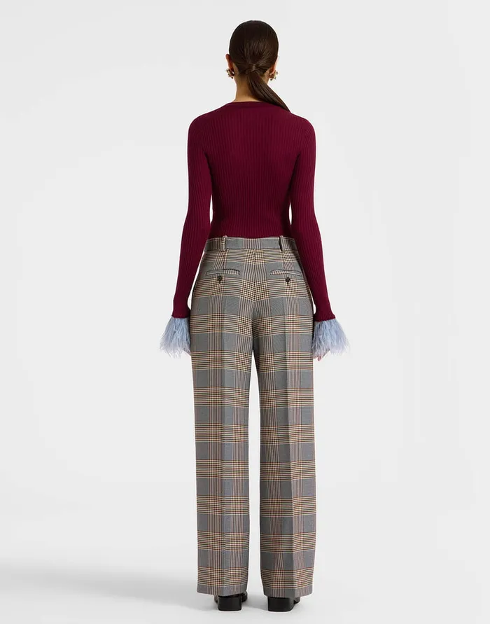 La Doublej Loose Pants Moors Multicolor In Viscose Tailoring Women Shorts and Pants