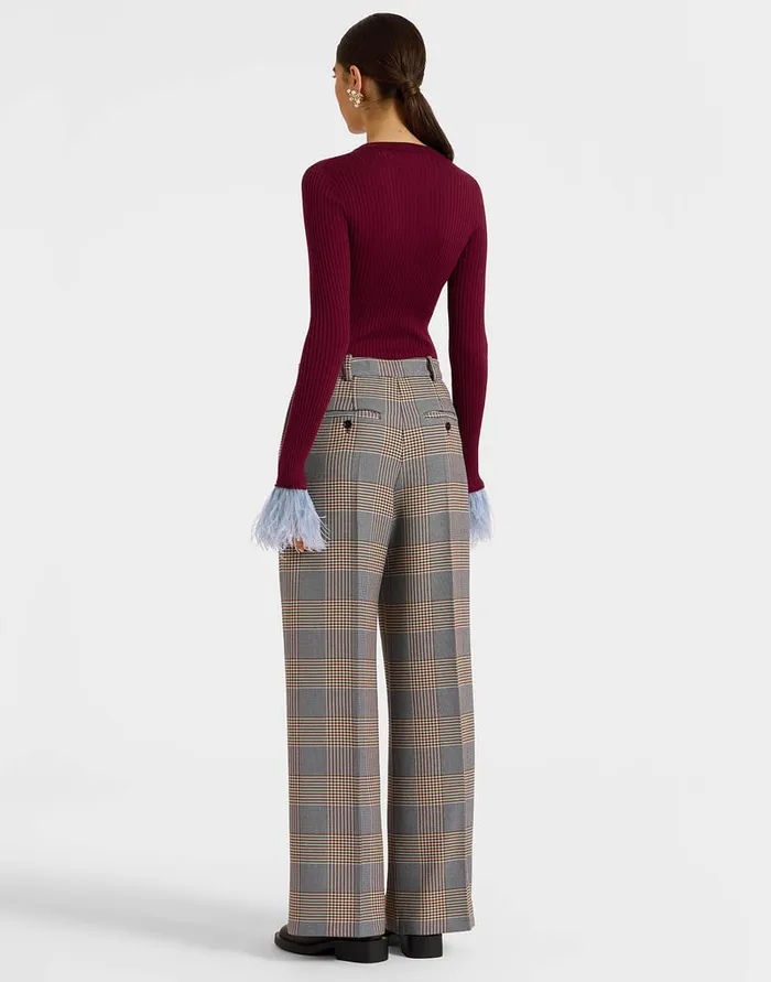 La Doublej Loose Pants Moors Multicolor In Viscose Tailoring Women Shorts and Pants