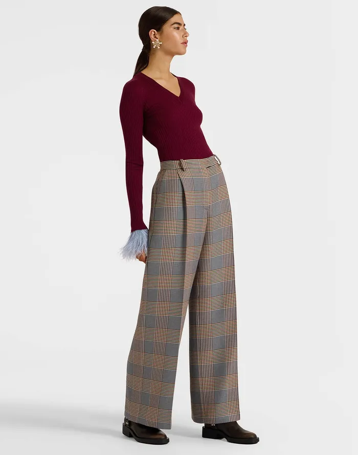 La Doublej Loose Pants Moors Multicolor In Viscose Tailoring Women Shorts and Pants