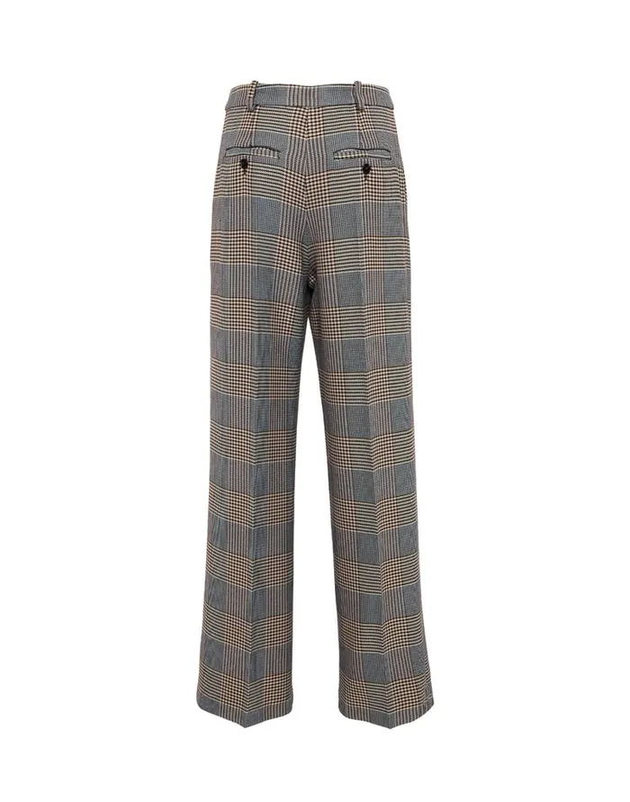 La Doublej Loose Pants Moors Multicolor In Viscose Tailoring Women Shorts and Pants