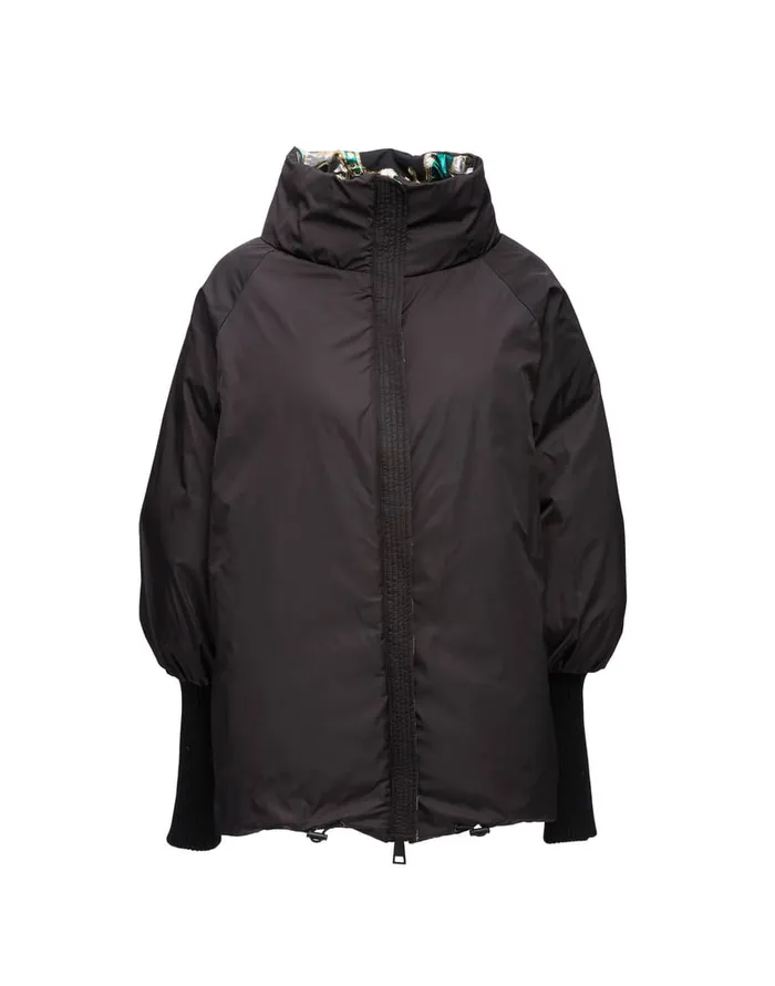 La Doublej Reversible St Moritz Jacket Spritz Verde In Jacquard Women Outerwear
