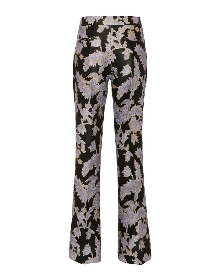 La Doublej Saturday Night Pants Lark Black In Jacquard Women Shorts and Pants
