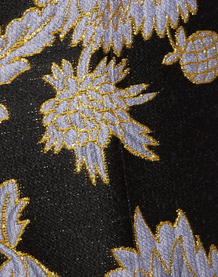 La Doublej Saturday Night Pants Lark Black In Jacquard Women Shorts and Pants
