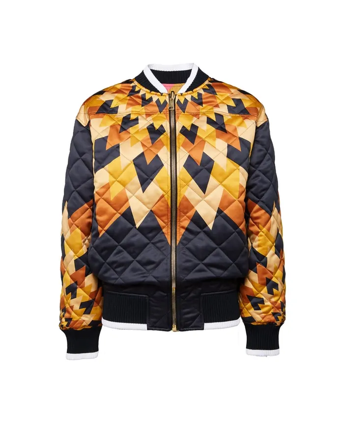 La Doublej Suki Jacket Egyptian Sun Place Gold In Quilted Twill Women Outerwear