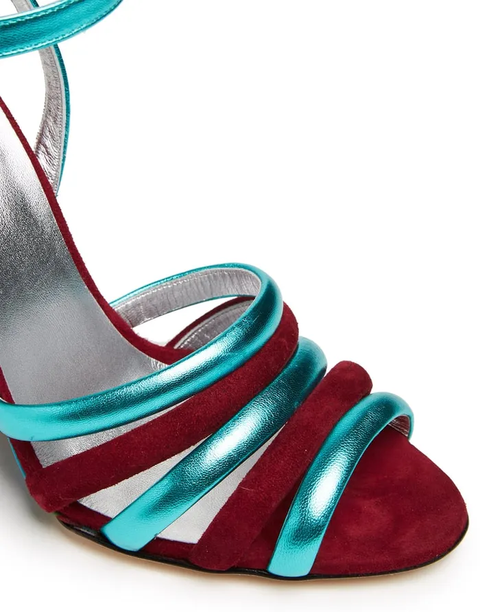 La Doublej Tones Wedge Mezzaluna Green In Duchesse Women Shoes