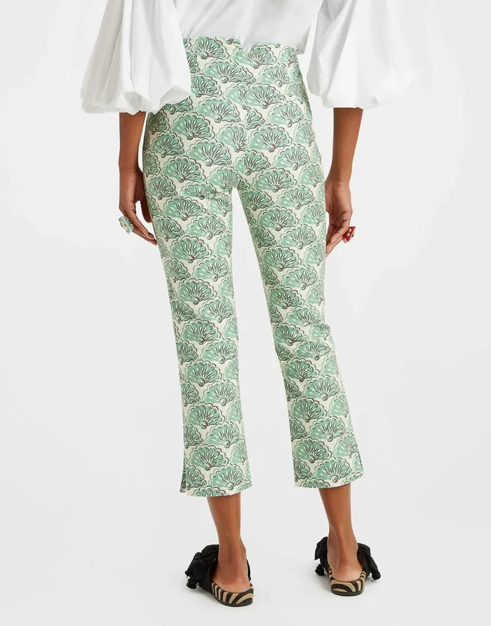 La Doublej Torero Pants Fans Mint In Shot Cotton Women Shorts and Pants