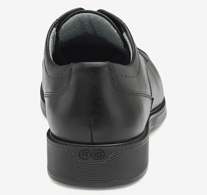 LaceUps Men Johnston and Murphy XC4 Maddox Cap Toe Black Waterproof Full Grain