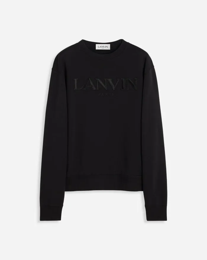 Lanvin Paris Sweatshirt Black Men Lanvin Knitwear and Sweatshirts