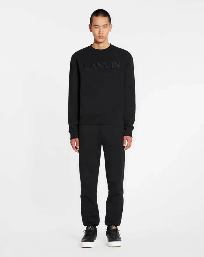 Lanvin Paris Sweatshirt Black Men Lanvin Knitwear and Sweatshirts
