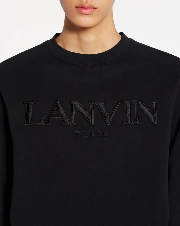 Lanvin Paris Sweatshirt Black Men Lanvin Knitwear and Sweatshirts