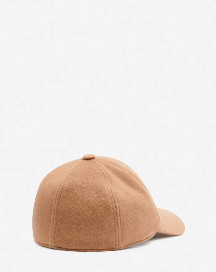 Lanvin Wool Cap Tan Women Lanvin Hats