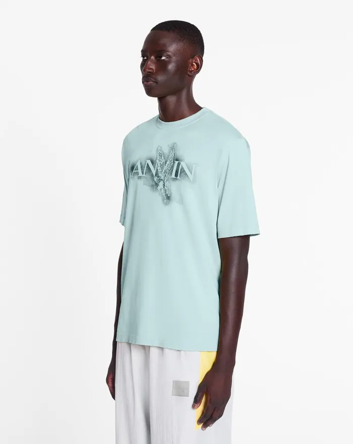Lanvin X Future Classic Eagle Print Tshirt Lanvin Blue Women Lanvin TShirts and Sweatshirts Lanvin X Future Classic Eagle Print Tshirt Lanvin Blue Women Lanvin TShirts and Sweatshirts