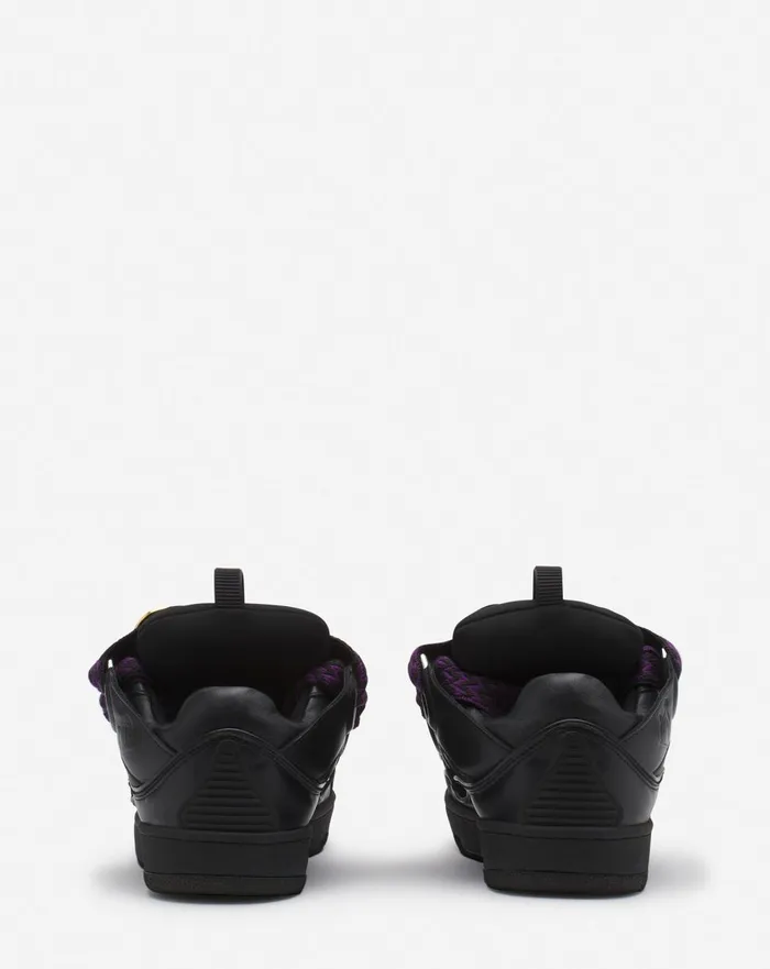 Lanvin X Future Curb 30 Leather Sneakers For Men Blackred Men Lanvin Curb Lanvin X Future Curb 30 Leather Sneakers For Men Blackred Men Lanvin Curb