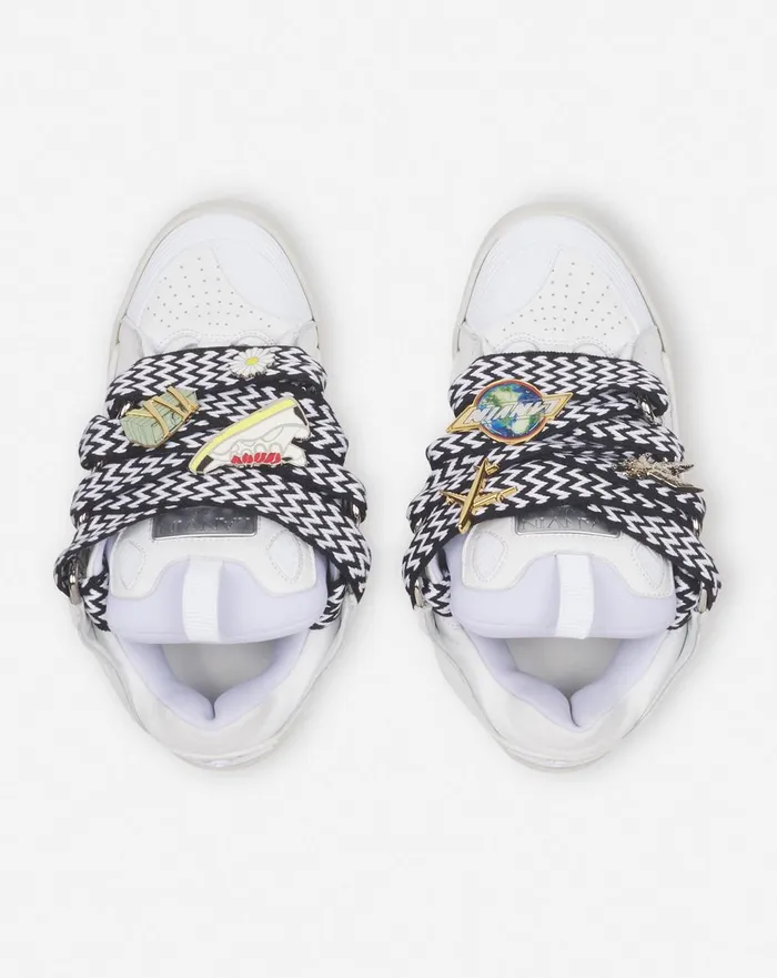 Lanvin X Future Curb 30 Leather Sneakers For Women Whiteblack Women Lanvin Curb Lanvin X Future Curb 30 Leather Sneakers For Women Whiteblack Women Lanvin Curb