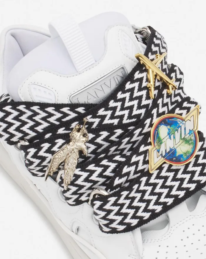 Lanvin X Future Curb 30 Leather Sneakers For Women Whiteblack Women Lanvin Curb Lanvin X Future Curb 30 Leather Sneakers For Women Whiteblack Women Lanvin Curb