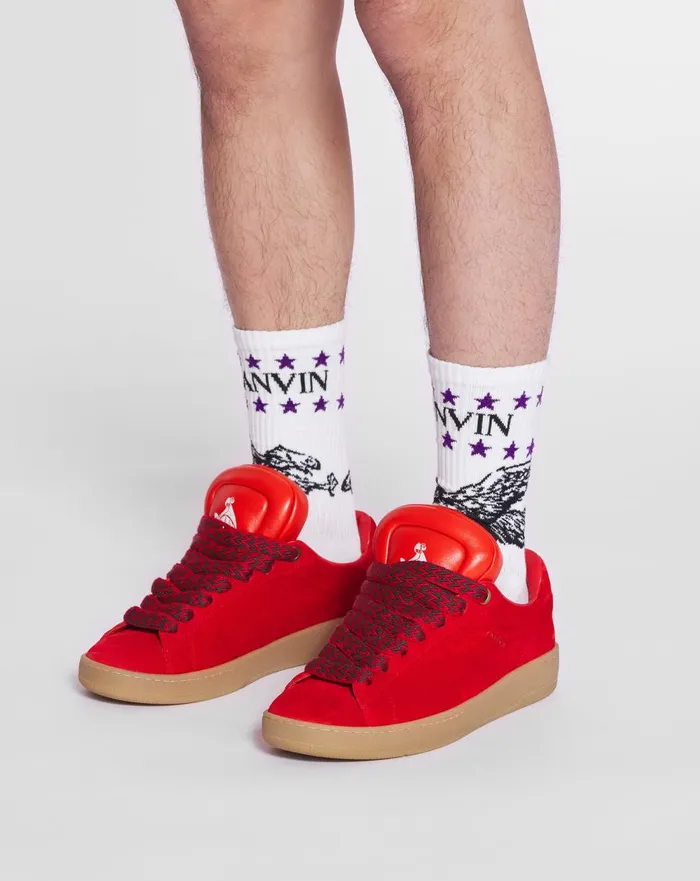 Lanvin X Future Lanvin Logo And Cotton Eagle Socks White Mustangblack Men Lanvin Hats Lanvin X Future Lanvin Logo And Cotton Eagle Socks White Mustangblack Men Lanvin Hats