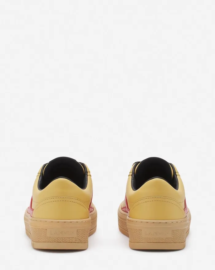 Lanvin X Future Leather Cash Sneakers For Women Bright Yellowred Women Lanvin Sneakers Lanvin X Future Leather Cash Sneakers For Women Bright Yellowred Women Lanvin Sneakers