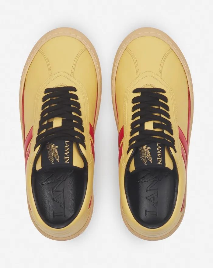 Lanvin X Future Leather Cash Sneakers For Women Bright Yellowred Women Lanvin Sneakers Lanvin X Future Leather Cash Sneakers For Women Bright Yellowred Women Lanvin Sneakers