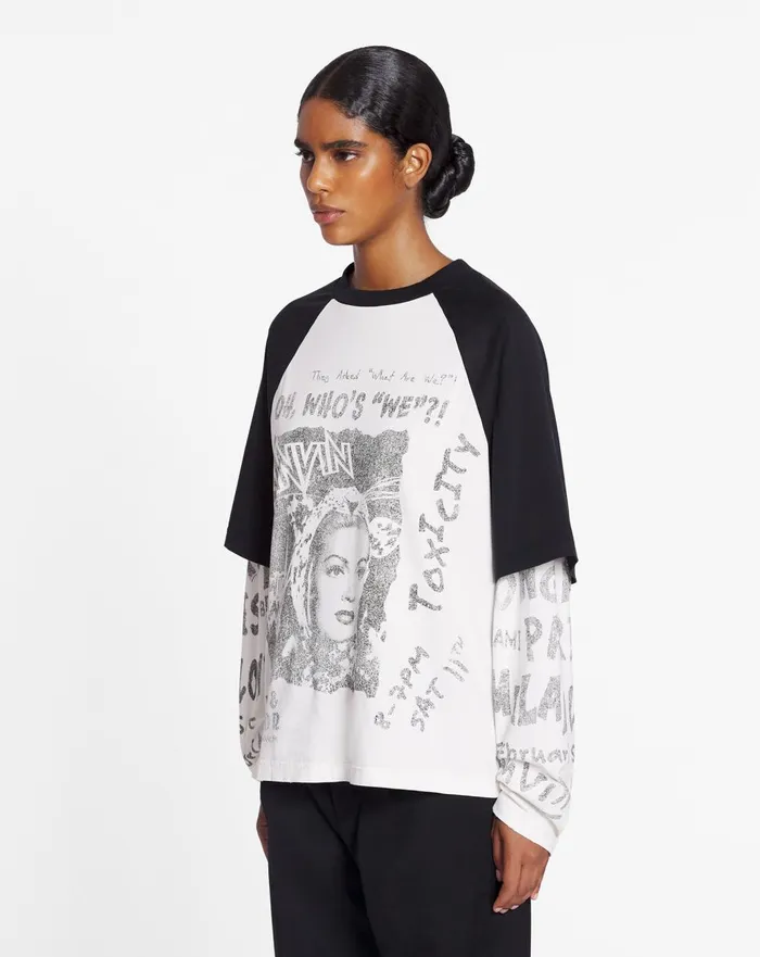 Lanvin X Future Longsleeved Print Tshirt Black Women Lanvin TShirts and Sweatshirts Lanvin X Future Longsleeved Print Tshirt Black Women Lanvin TShirts and Sweatshirts