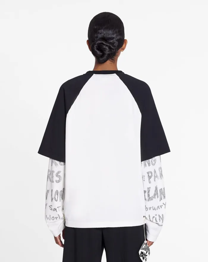 Lanvin X Future Longsleeved Print Tshirt Black Women Lanvin TShirts and Sweatshirts Lanvin X Future Longsleeved Print Tshirt Black Women Lanvin TShirts and Sweatshirts