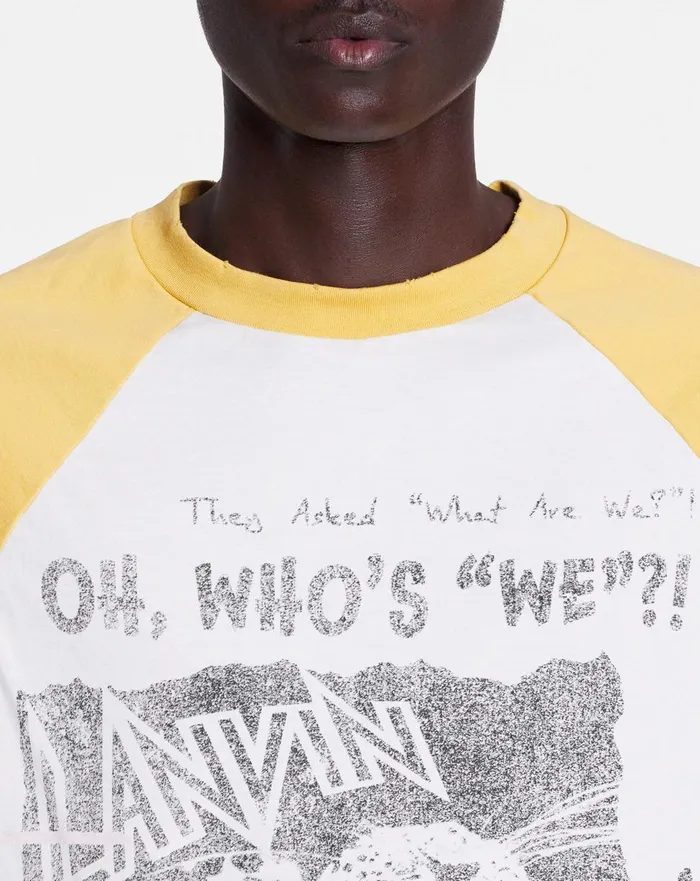 Lanvin X Future Longsleeved Print Tshirt Corn Women Lanvin TShirts and Sweatshirts